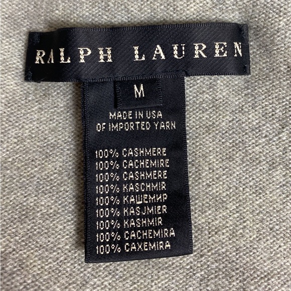 Ralph Lauren Cashmere Short Sleeve Sweater - Picture 6 of 6